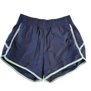 Cycle House Grey And Green Stripe Athletic Shorts Size Small